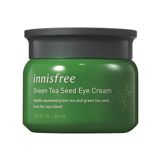 Kem dưỡng mắt Innisfree Green Tea Seed Eye Cream Jeju trà xanh chống oxy hóa dưỡng ẩm 30ml