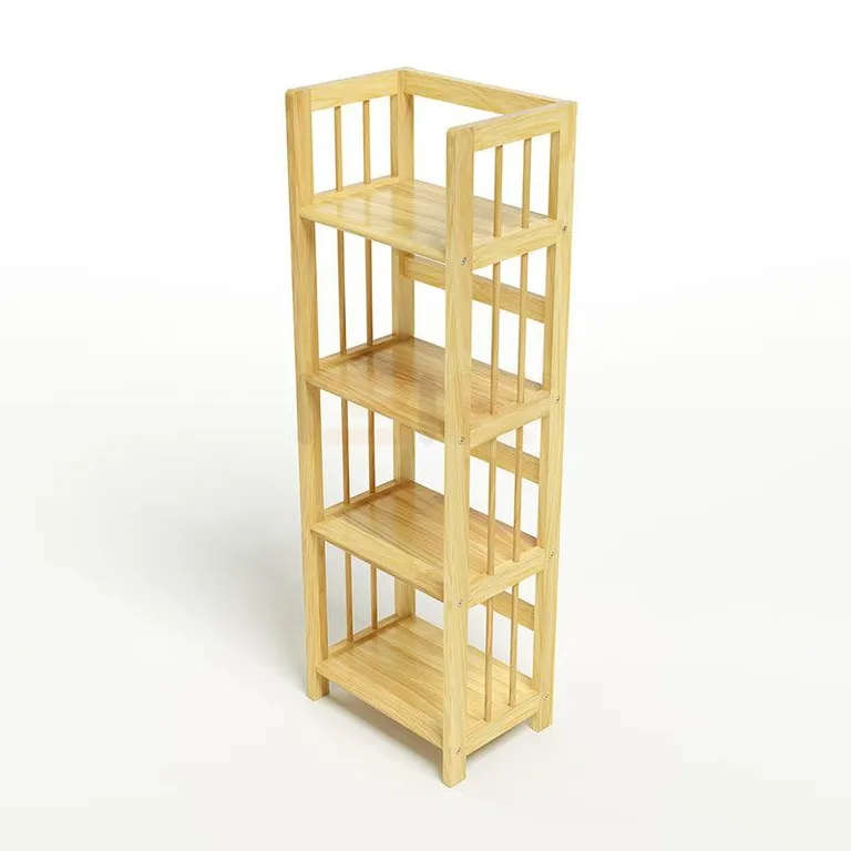 Kệ sách 4 tầng gỗ cao su IBIE KS463 (63cm)