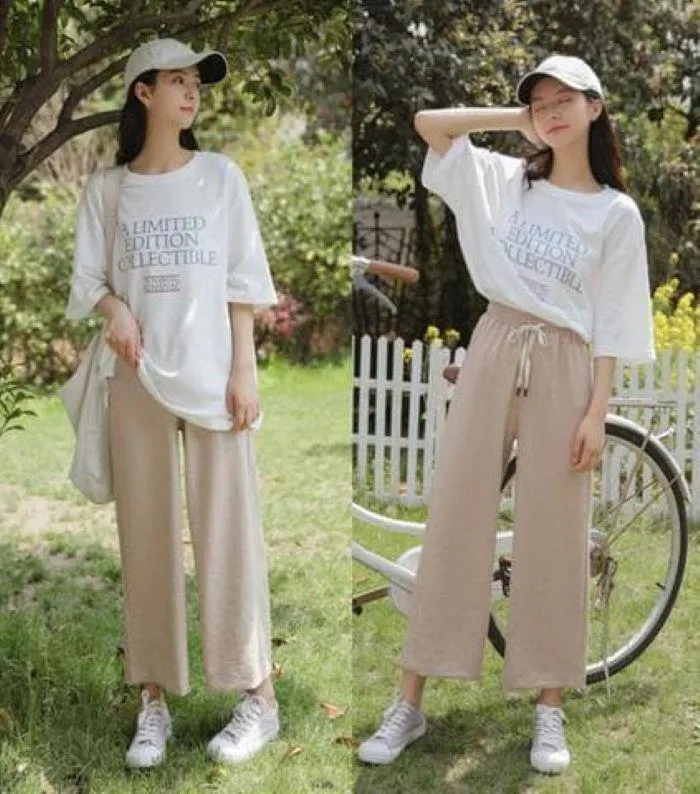 Phối cùng áo thun và phụ kiện